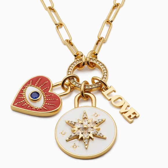 kate spade Jewelry - Kate Spade Like Magic Charm Pendant Necklace NWT
